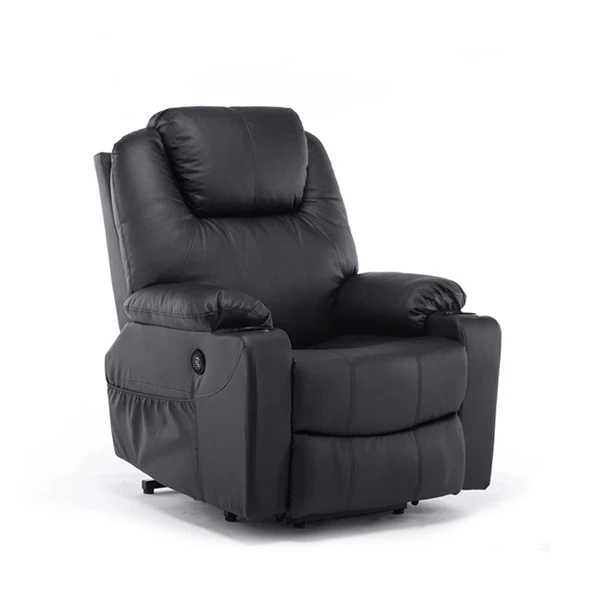 Sofà reclinable de cuir PU elèctric còmode