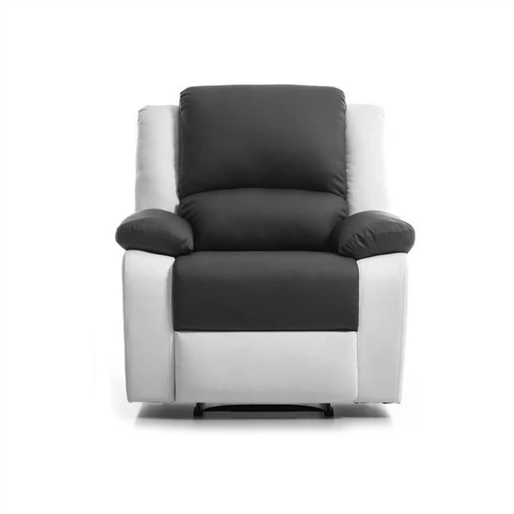Cadira de sofà individual reclinable de pell