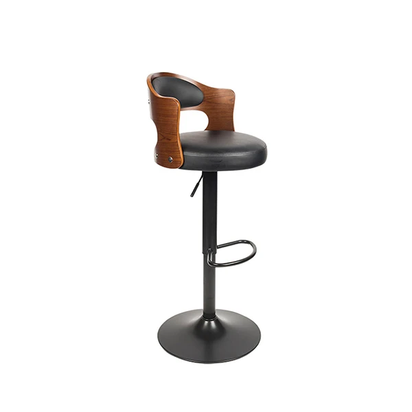 Tamborets de bar de cuir de luxe Cadira ajustable