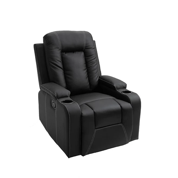 Sofà reclinable de cuir PU modern