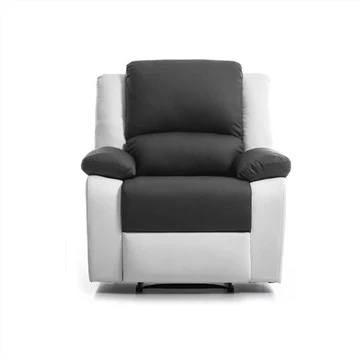 Cadira de sofà individual reclinable de pell