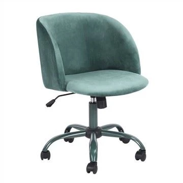 Cadira d'escriptori sense braços de vellut Adjustabe