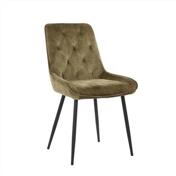 Cadira de menjador de luxe moderna amb coberta de tela