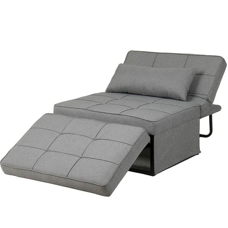 Sofà llit Futon entapissat de lli Partner