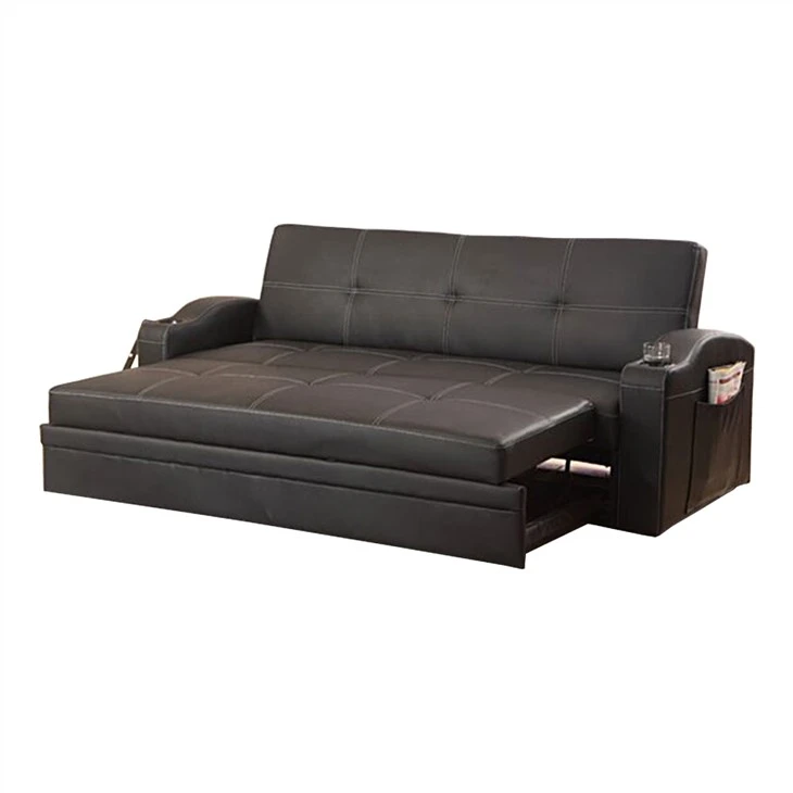 Sofà llit plegable de pell PU