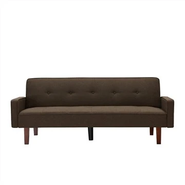 Sofà llit futon entapissat de lli